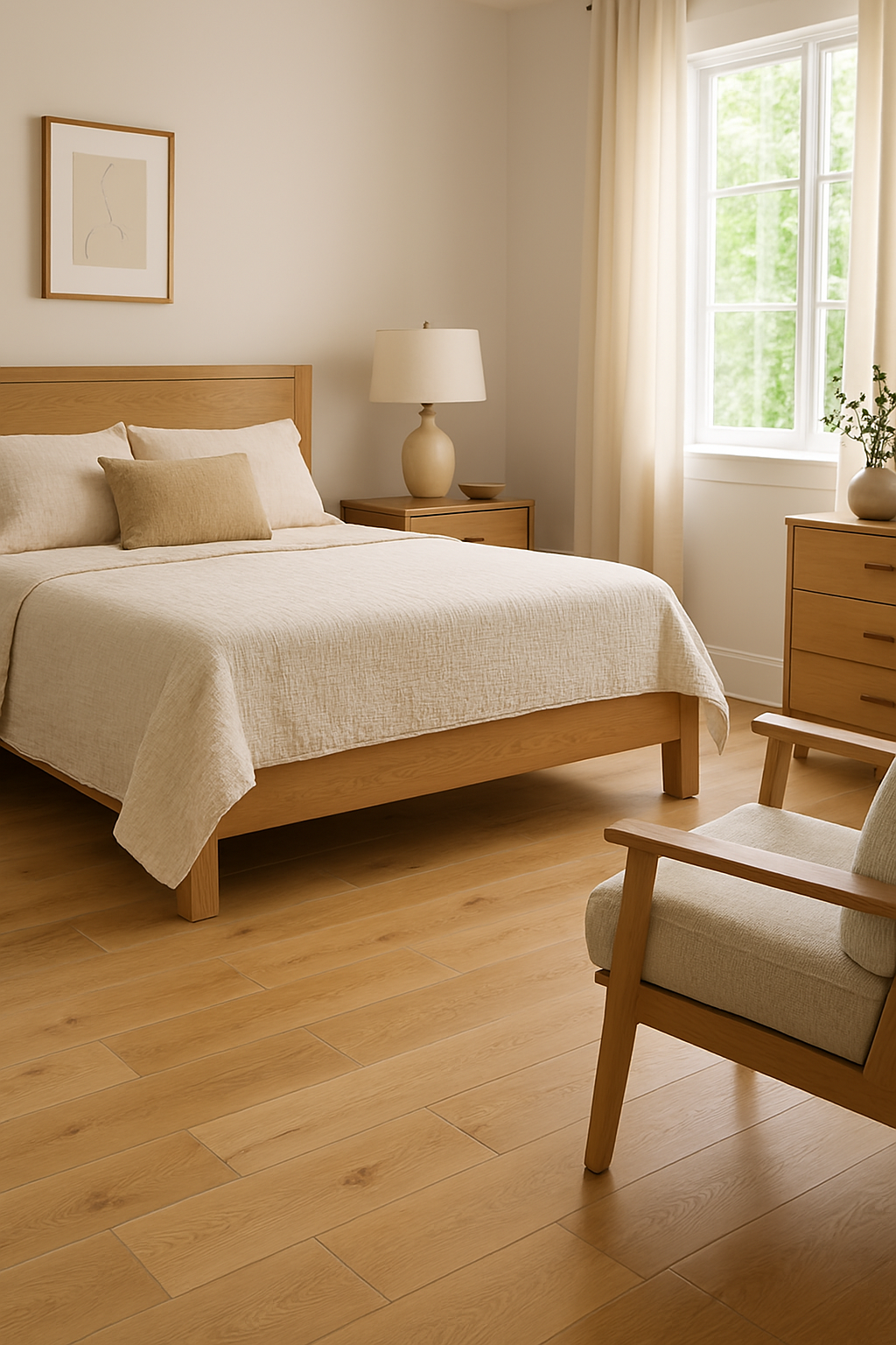 white oak floor